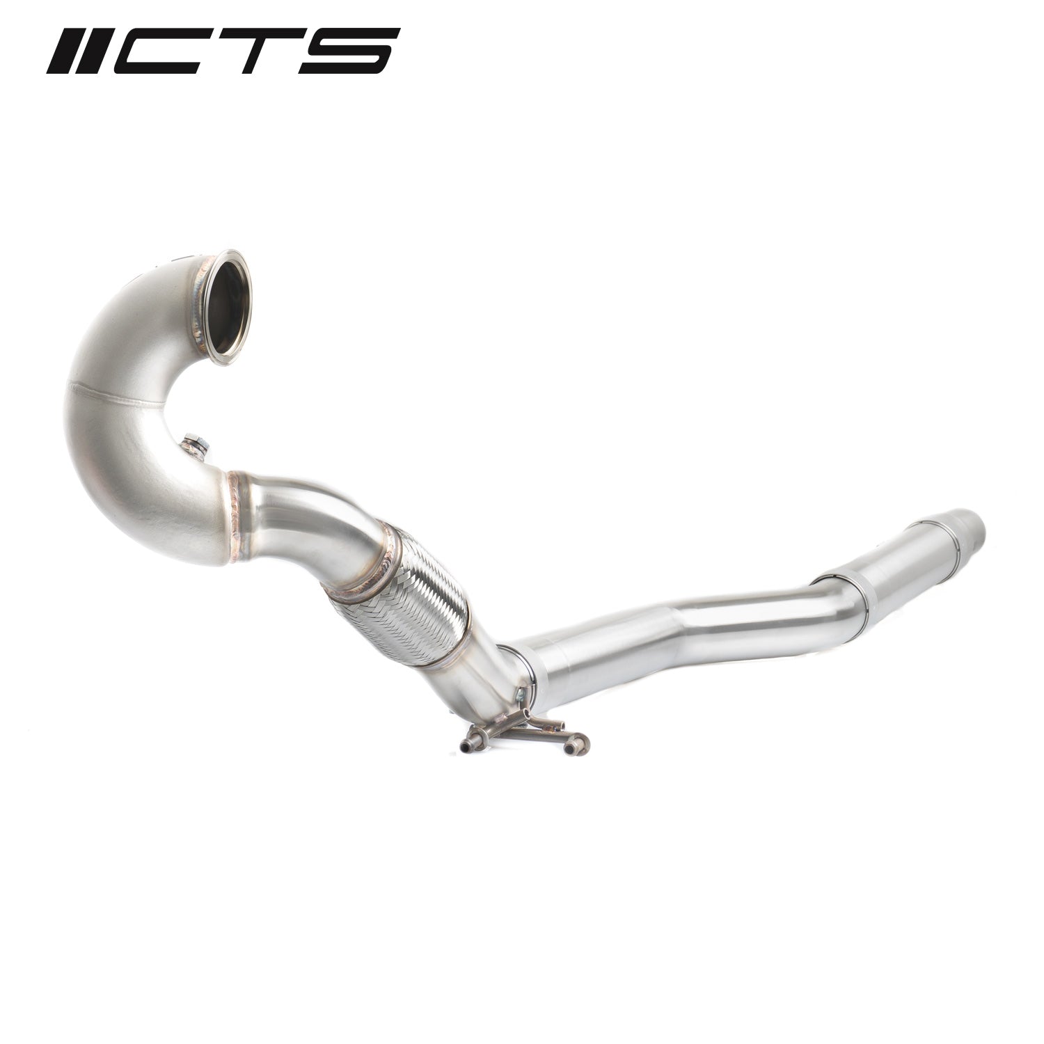 cts performance 3.5 inch downpipe for mk3 audi tts