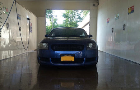 Audi TT Mk1 (1999-2006) with installed German Auto Stuff RS-Style Honeycomb Mesh Badgeless Grille - Front view