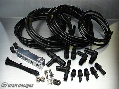 42 Draft Designs-Vacuum Manifold Kit-CNC Finish
