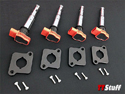 IE - FSI/TSI Coilpack Adapter Kit - Black-Red