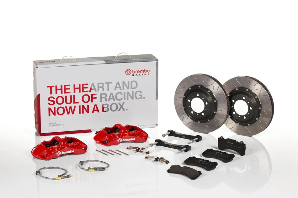 Brembo - 6 Piston GT Big Brake Kit 2-piece Slotted - Front - TT Mk2