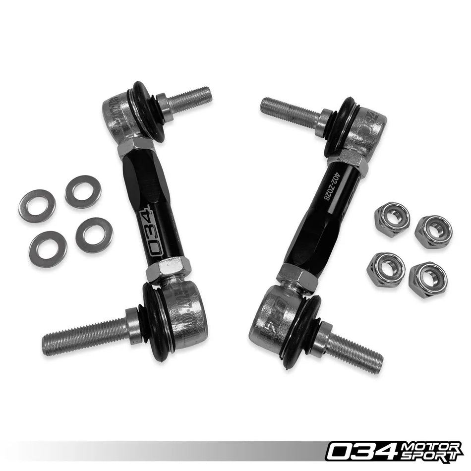 034Motorsport - Dynamic+ Billet Adjustable Rear Sway Bar End Link Kit for Mk5/6 VW GTI/GLI/R32/Jetta and 8P Audi A3 - TT / TTS / TTRS Mk2