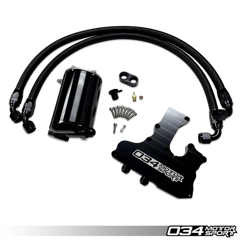 034Motorsport - Catch Can Kit - 8J/8P Audi TT/A3 & MkV/MkVI Volkswagen GTI/GLI EA888 Gen 1 2.0 TSI - TT Mk2