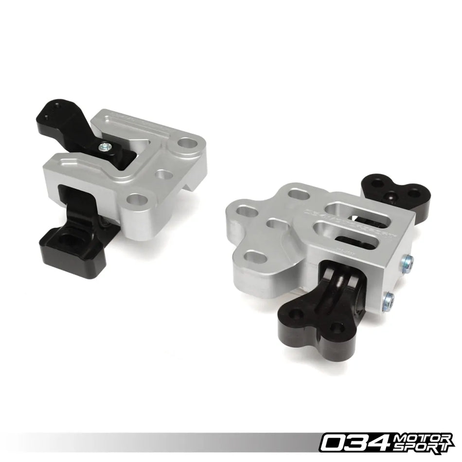 034Motorsport - Motorsport StreetSport Engine/Transmission Mount Pair - 8J/8P Audi A3/TT 3.2L & MkV Volkswagen R32 - Billet Aluminum - TT Mk2