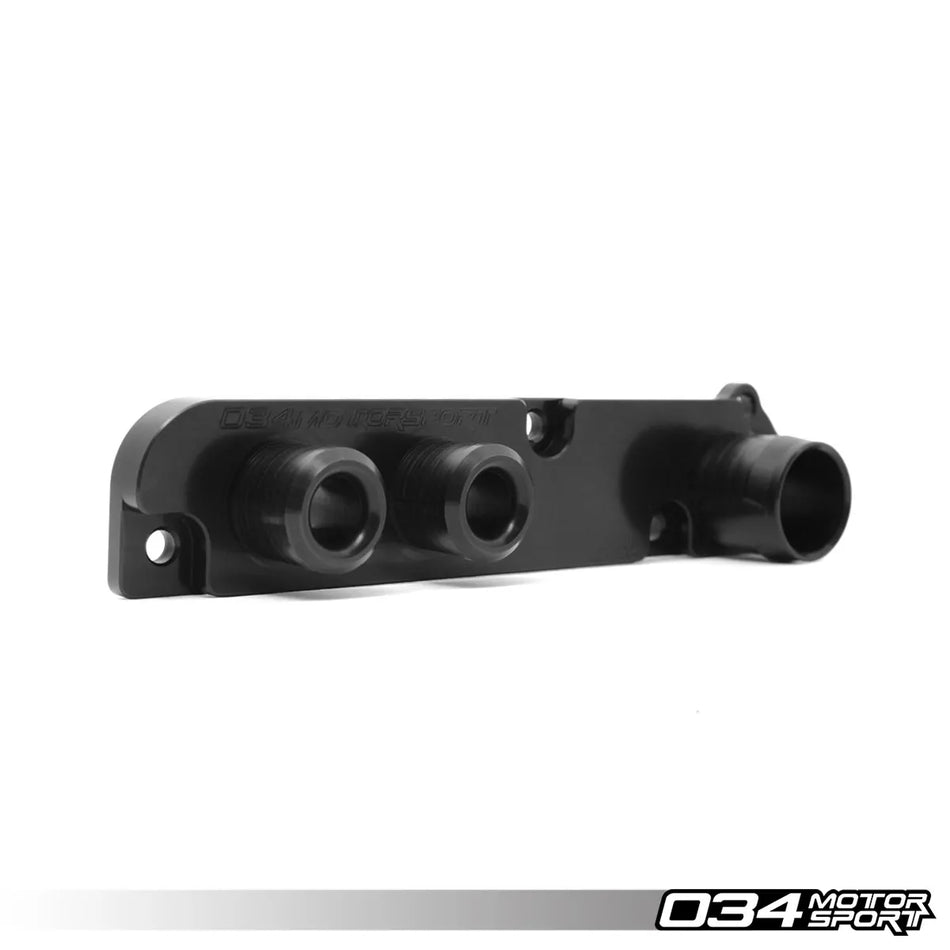 034Motorsport - Valve Cover Breather Adapter, 2.0T FSI, Catch Can Provision With Nipple Fittings - TT / TTS Mk2