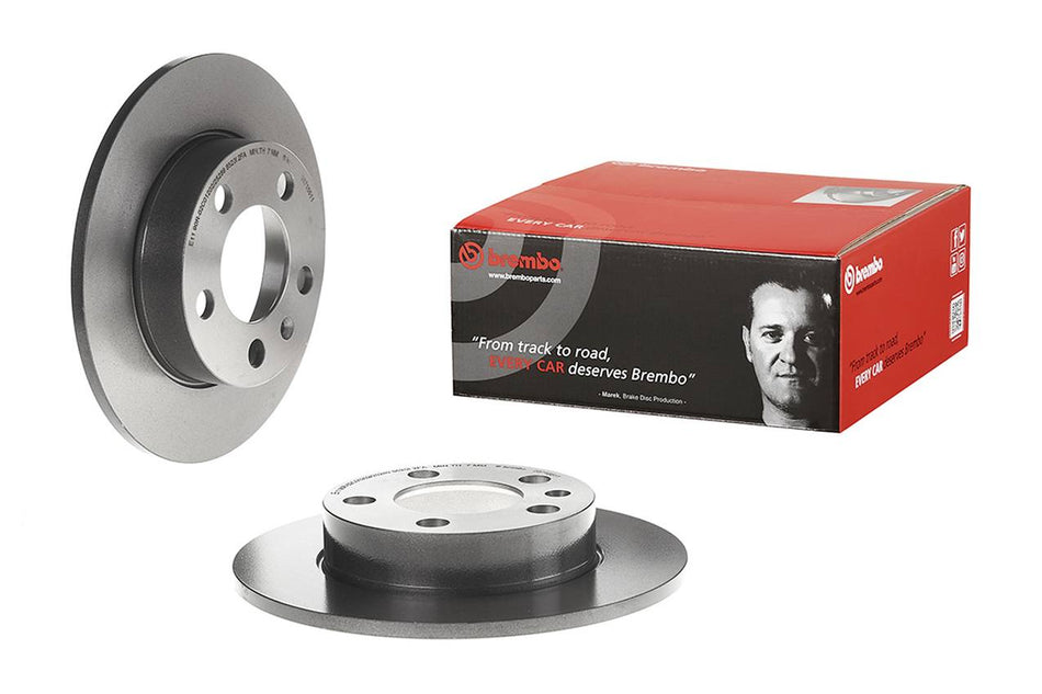 Brembo - Premium UV Coated Rear Brake Rotor - TT 180 FWD Mk1