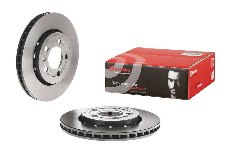 Brembo - Premium UV Coated Rear Brake Rotor - TT 225 / TT 3.2 Mk1