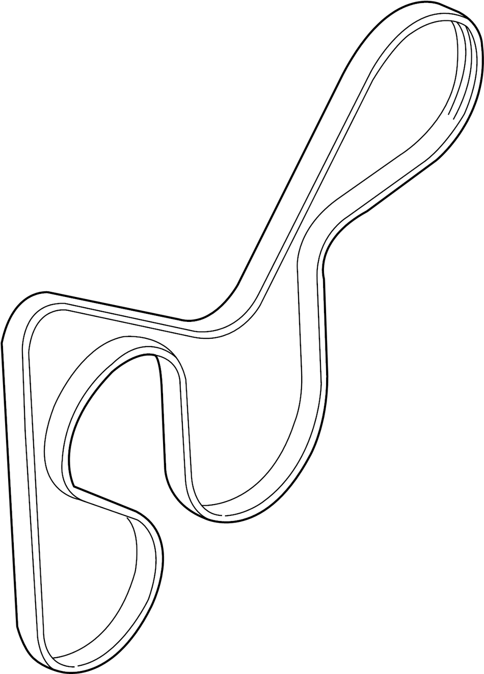 Genuine Audi - Serpentine Belt - TTRS Mk3