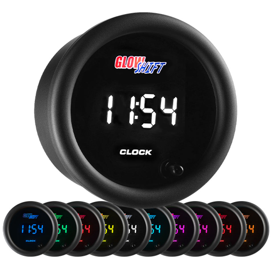 GlowShift - 10 Color Digital Clock Gauge