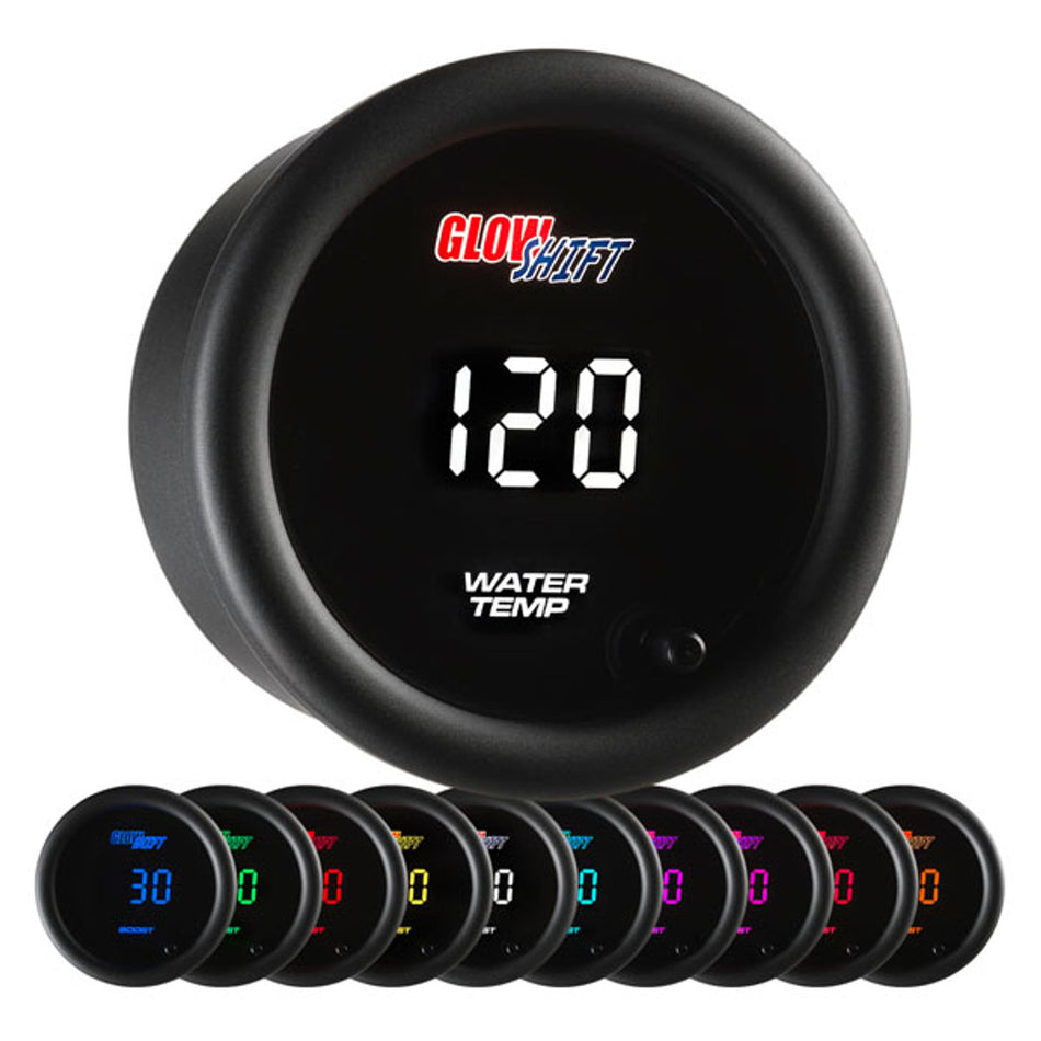 GlowShift - 10 Color Digital Water Temperature Gauge