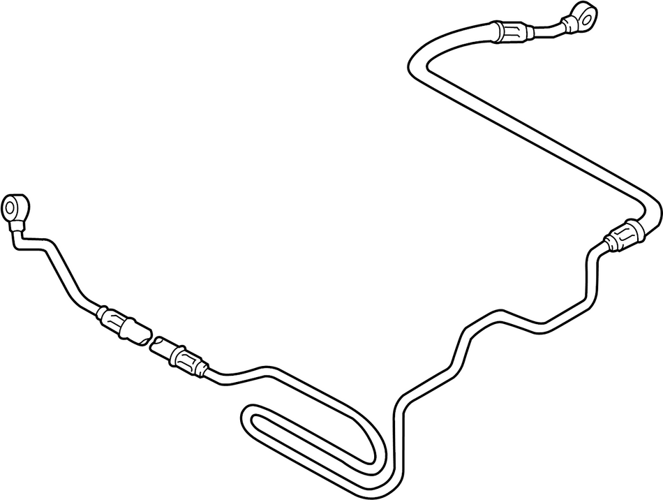 Genuine Audi - Power Steering Pressure Hose - TT Mk1 FWD