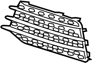 Genuine Audi - Lower Grille - Front Left - TTRS Mk2