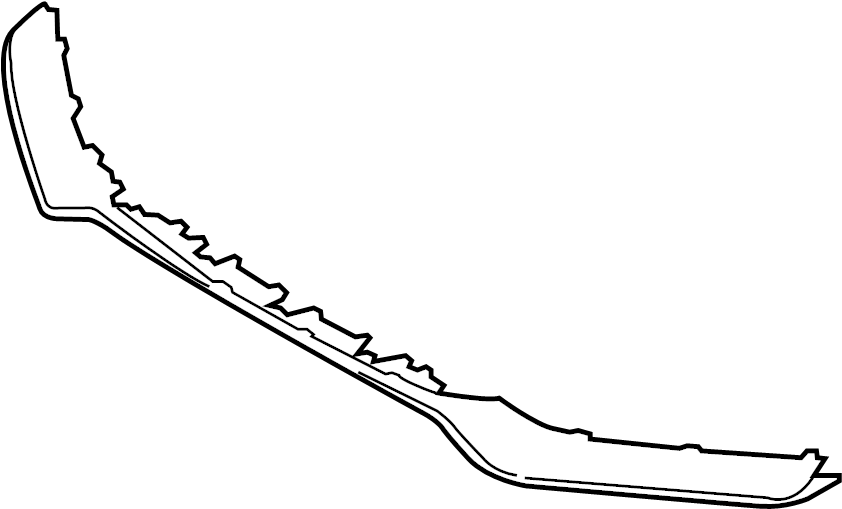 Genuine Audi - Spoiler - Front Lower - TTRS Mk2