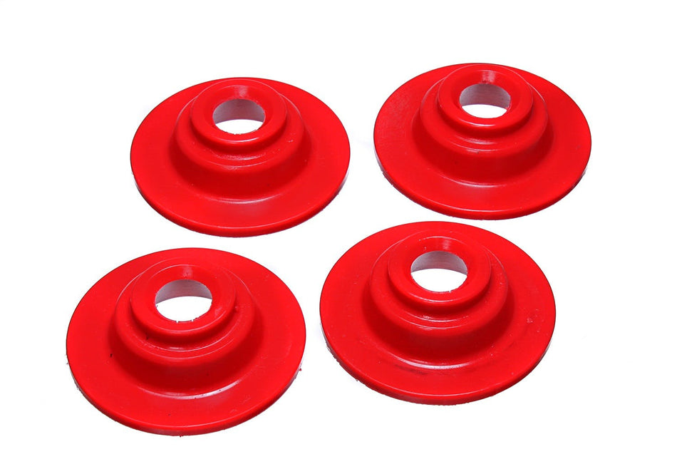 Energy Suspension - Rear Coil Spring Isolator Bushings Red - TT / TTS / TTRS Mk2