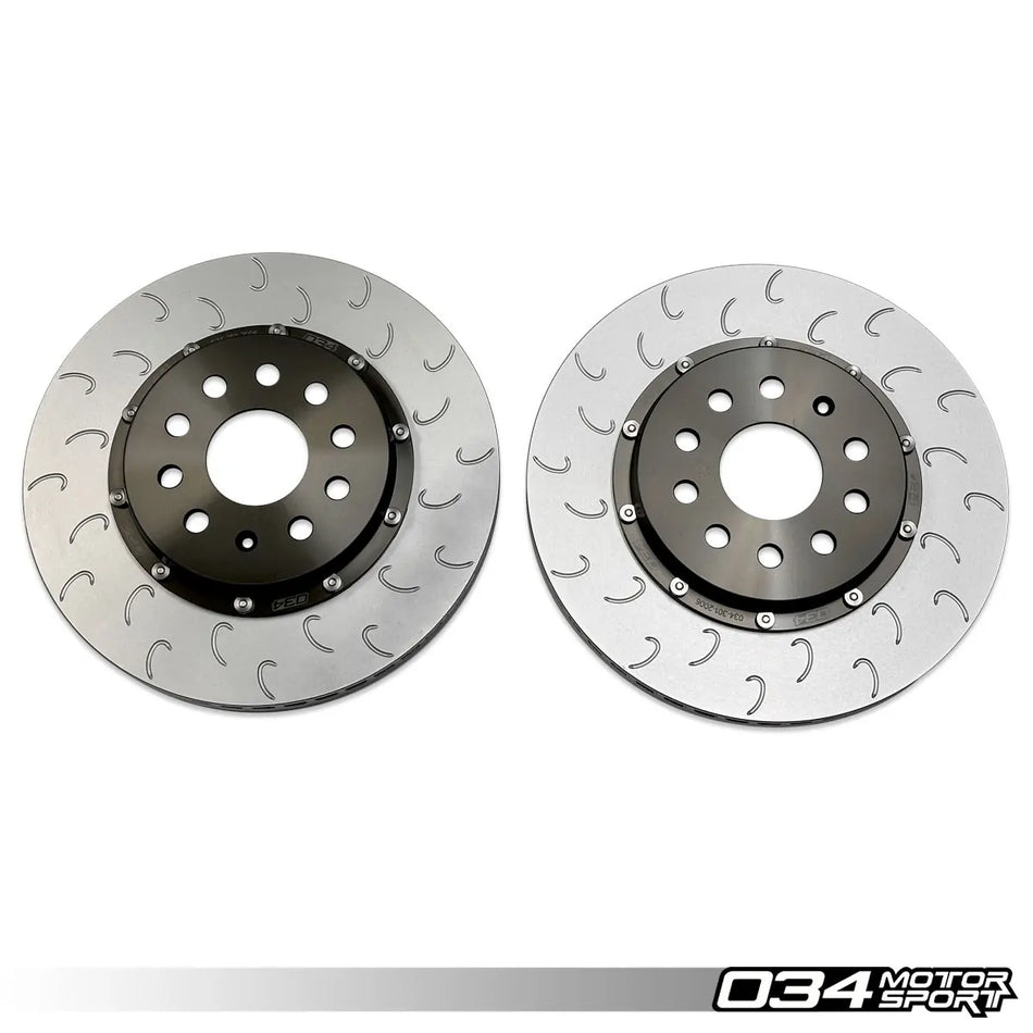 034Motorsport - 2-Piece Floating Rear Brake Rotor 310mm Upgrade for MQB and MQB EVO VW & Audi - TT / TTS / TTRS Mk3