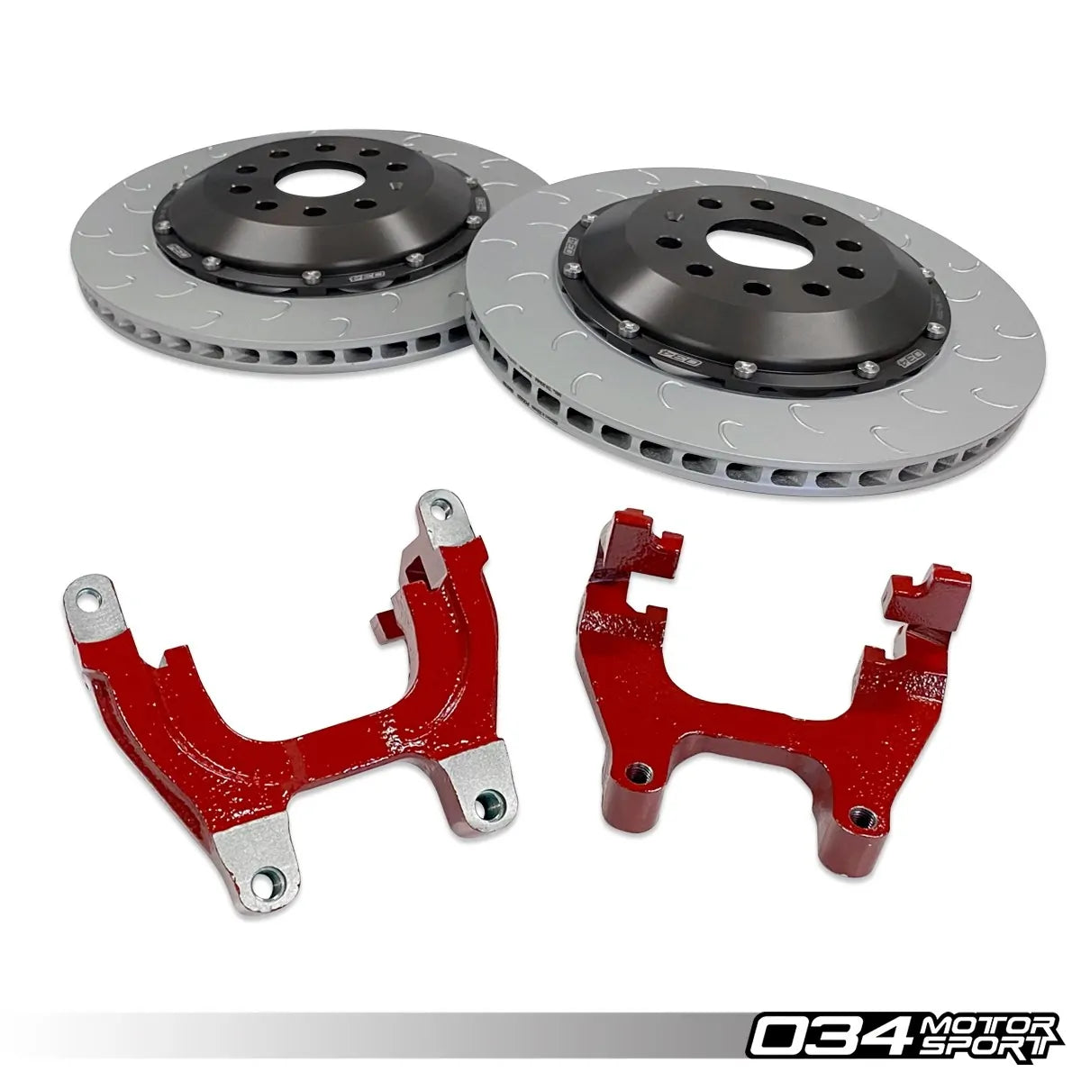 Floating Brake Mount 034Motorsport - 2-Piece Floating Rear Brake Rotor 350mm Upgrade for MQ ...