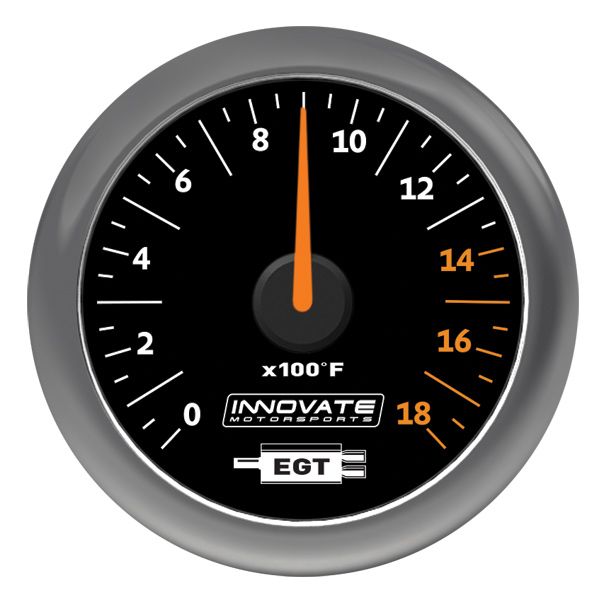 Innovate Motorsports - MTX-A: Analog Exhaust Gas Temperature (EGT) Gauge, 32 - 1800 °F
