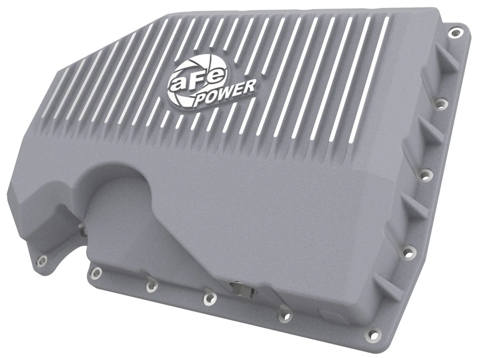 aFe - Street Series Engine Oil Pan Raw w/ Machined Fins - w/o Sensor - TT Mk2 Mk3 / TTS Mk3
