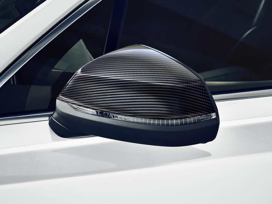 Genuine Audi - Carbon Fiber Mirror Cap (Left Only) - with Side Assist - Q8 / SQ8 / RSQ8