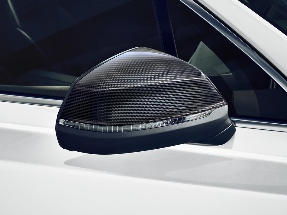 Genuine Audi - Carbon Fiber Mirror Cap (Right Only) - with Side Assist - Q8 / SQ8 / RSQ8