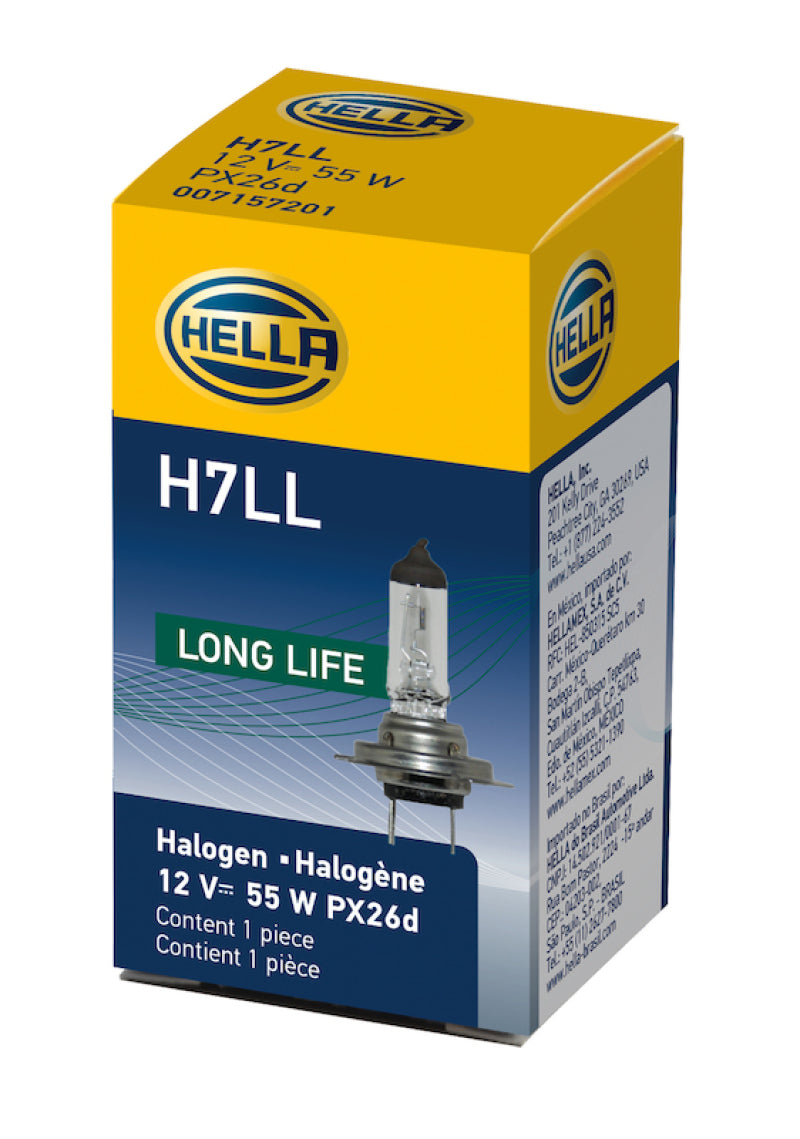 HELLA - H7 12V 55W PX26d T4.6 LONG LIFE - Single