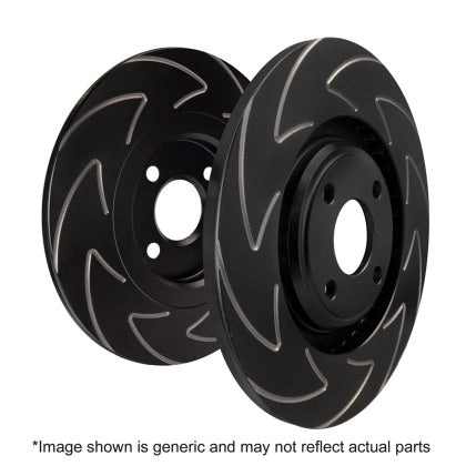 EBC - BSD Series Sport Rotor w/Ultra Quiet V Slot Configuration - Rear - TT FWD Mk1