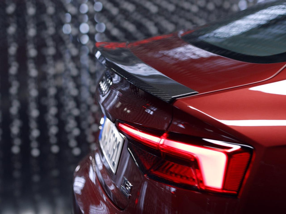 Genuine Audi - Carbon Fiber Rear Lip Spoiler - A5 / S5 / RS5 Sportback