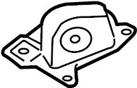 Genuine Audi - Suspension Trailing Arm Bracket - Rear - Left - TT Mk1 quattro
