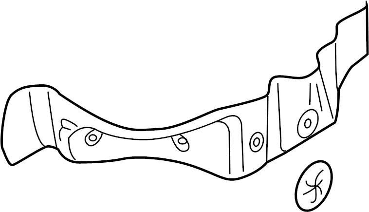 Genuine Audi - Fuel Tank Shield - TT Mk2 08-09