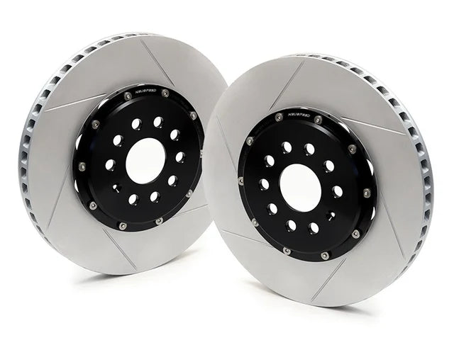 NEUSPEED - 2-Piece Floating Brake Rotors - Front 345mm Slotted - TTS Mk2