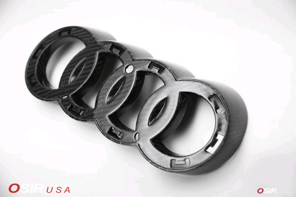 Osir Design - Logo Base Support - Carbon Fiber - Audi A5 / A5 S-Line / S5 / RS5 B8