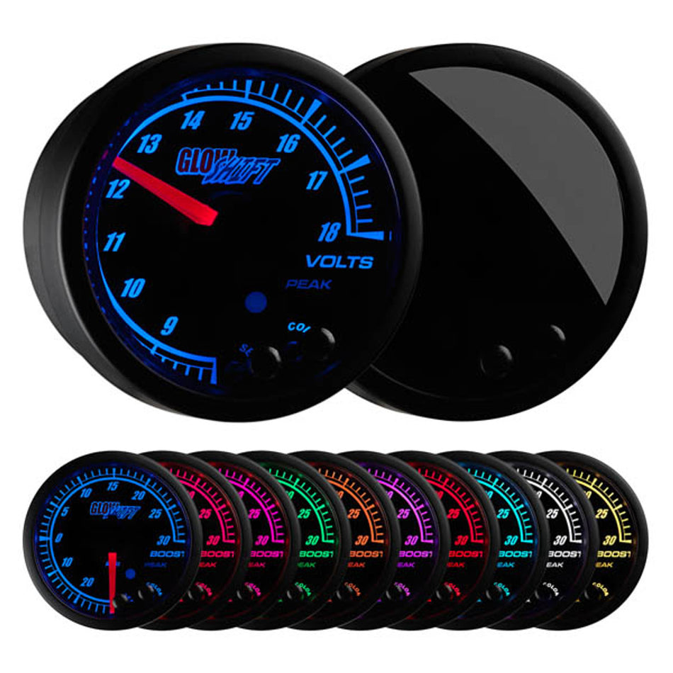 GlowShift - Elite 10 Color Volt Gauge