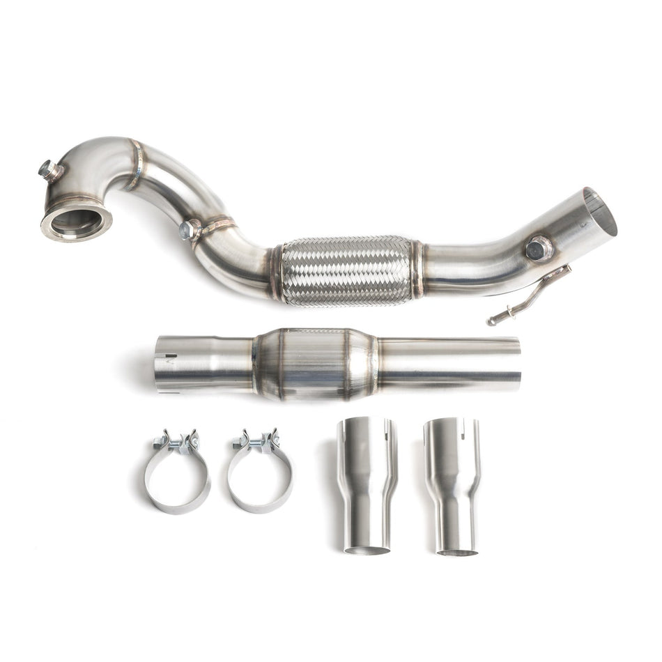 CTS Turbo - MK6/MK7 Jetta 1.4T/1.5T, MK7 Golf 1.4TSI/1.5TSI 3″ Downpipe with HIGH-FLOW CAT for EA211 engines