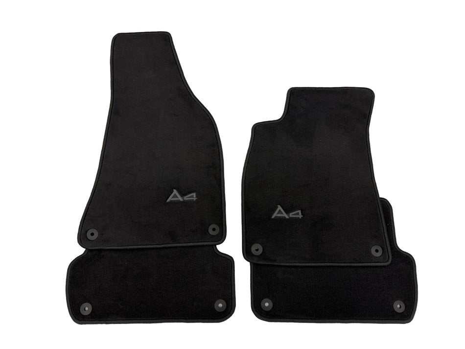 Genuine Audi - Floor Mats - Carpeted - Set of 4 - Black - A4 B6