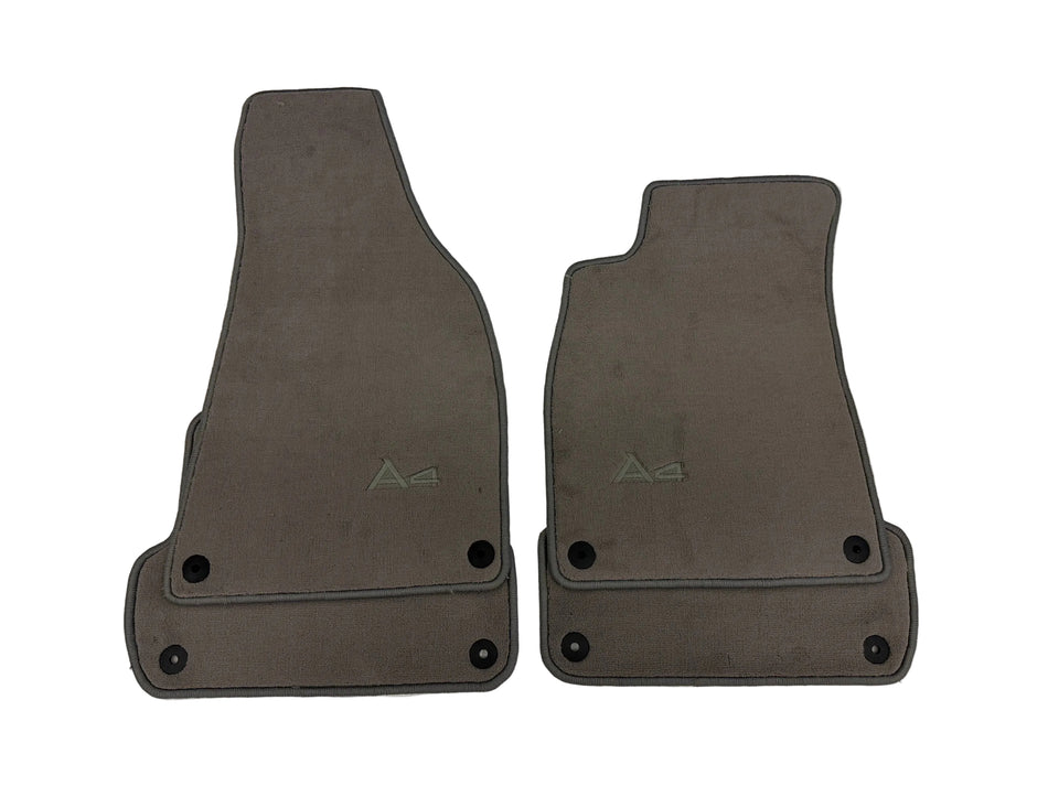 Genuine Audi - Floor Mats - Carpeted - Set of 4 - Grey - A4 B6