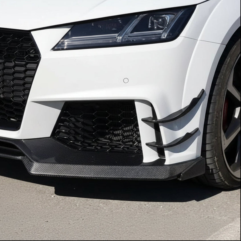 German Auto Stuff - Carbon Fiber Front Canards - TTRS Mk3 16-18