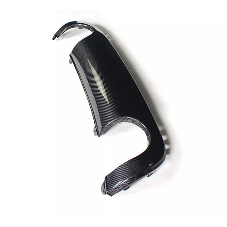 German Auto Stuff Carbon Fiber Exhaust Valance - Gloss finish, studio shot for Audi TT Mk1
