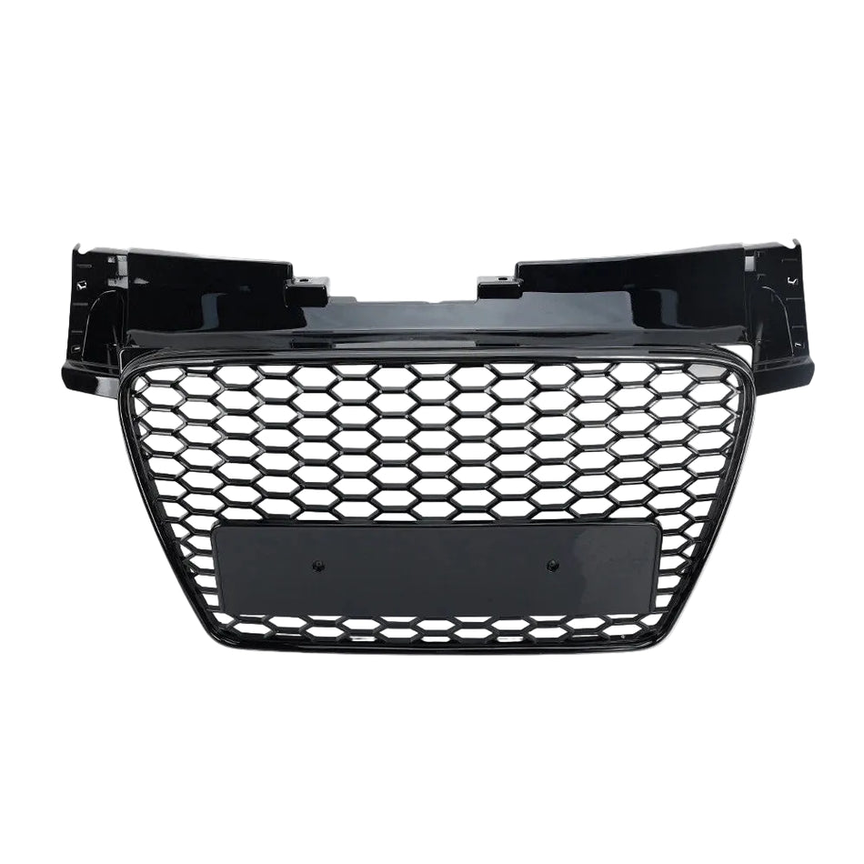 German Auto Stuff - RS-Style Honeycomb Mesh Badgeless Grille - TT Mk2 2008-2014 - Gloss Black