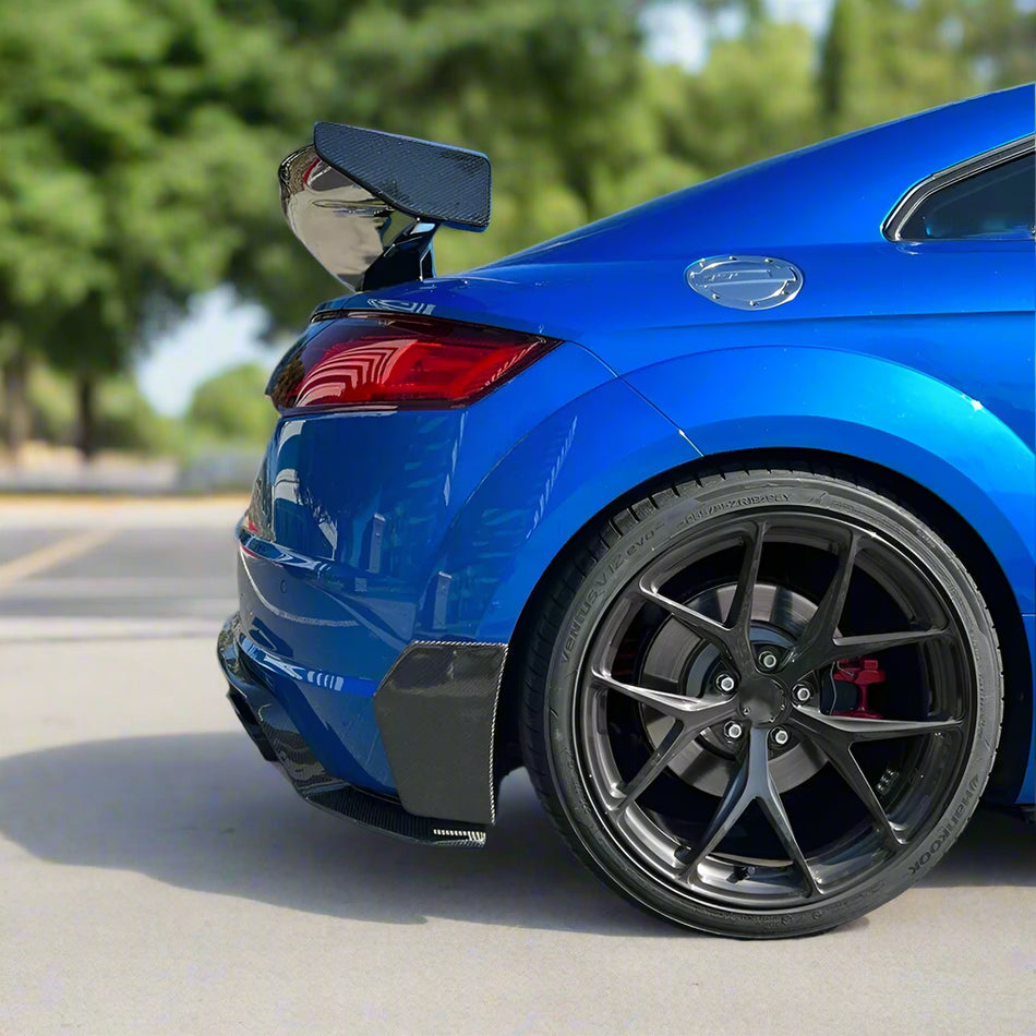 German Auto Stuff - Performance Rear Arch Splitters - Gloss Carbon - TT / TTS / TTRS Mk3