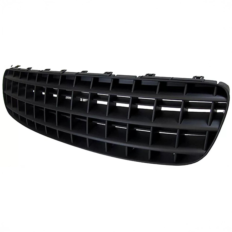 German Auto Stuff 3-Bar Badgeless Grille - Black, studio shot for Audi TT Mk1