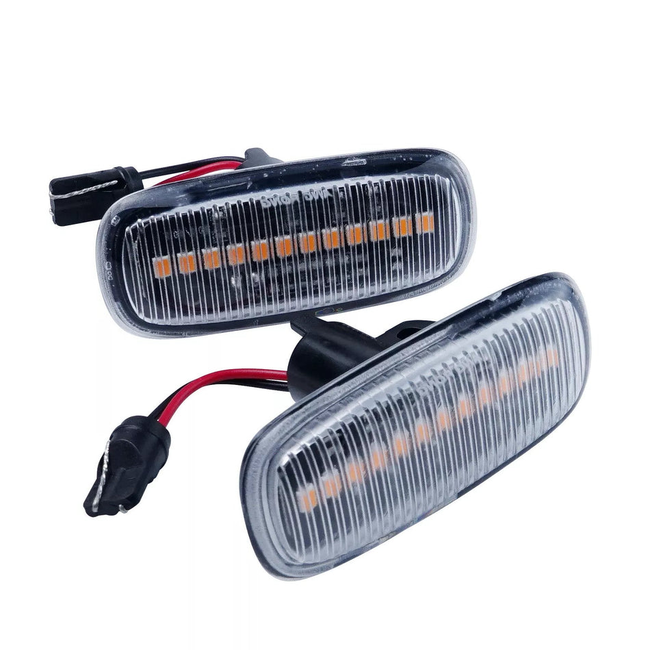 German Auto Stuff - Clear Side Markers - Amber LED - Audi TT Mk1 1999-2006 - Pair