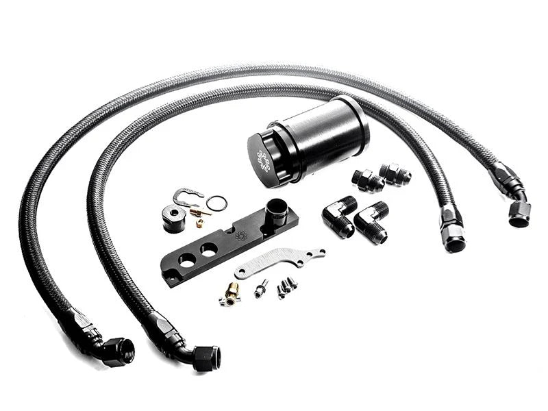 Integrated Engineering - MK5 & MK6 Golf R 2.0T FSI Recirculating Catch Can Kit (For OEM Valve Cover) - TT / TTS Mk2