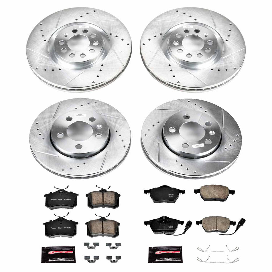 PowerStop - Z23 Evolution Sport Brake Upgrade Kit - Front & Rear - TT 225 / TT 3.2 Mk1