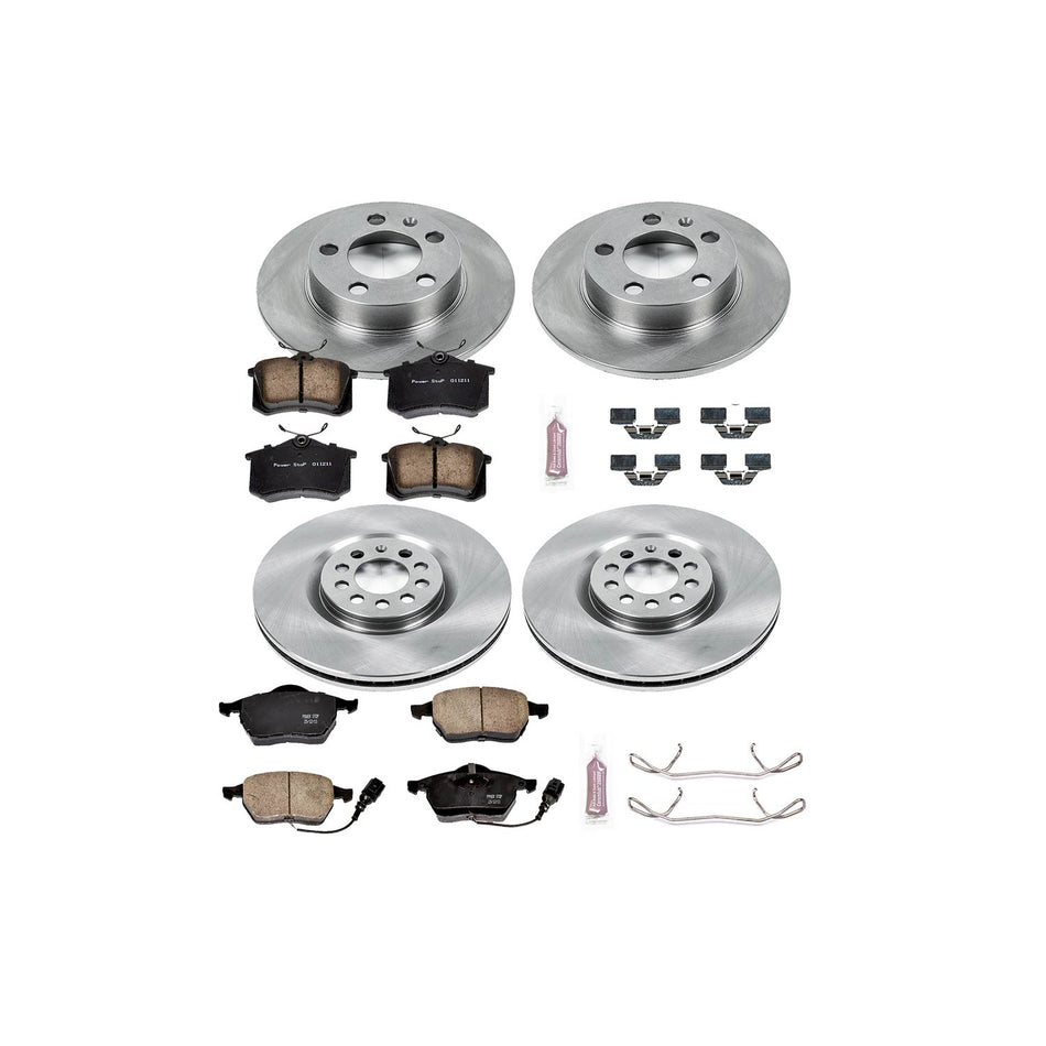 PowerStop - Z17 Stock Replacement Brake Kit - Front & Rear - TT 180 FWD Mk1