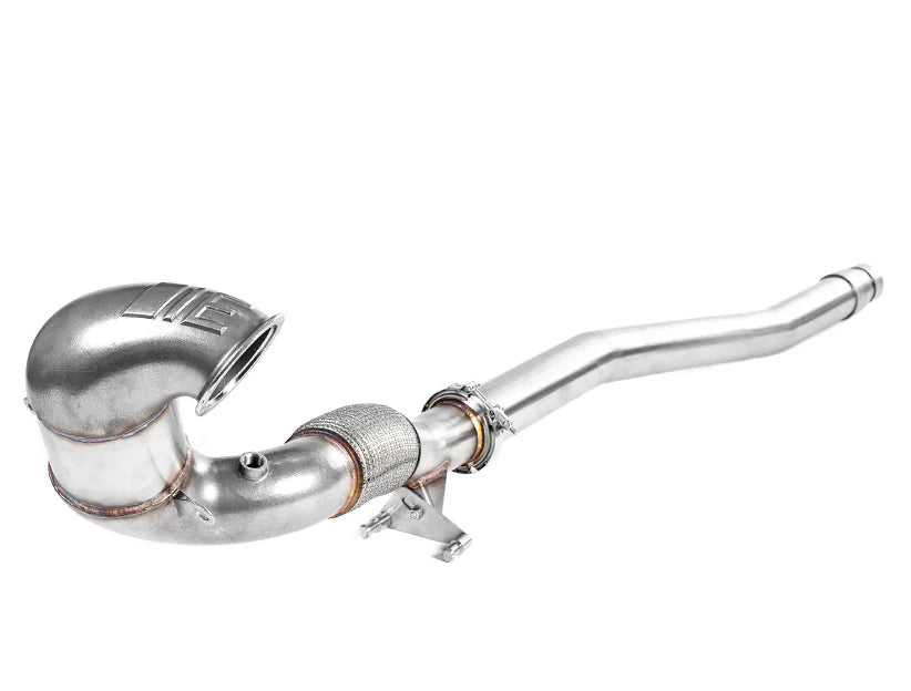 Integrated Engineering - Cast Downpipe For 2.0T AWD | Fits MQB MK7/MK7.5 Golf R & Audi 8V/8S A3, S3 - TT / TTS Mk2 Mk3