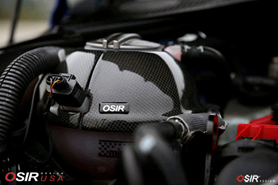 Osir Design - Coolant Tank Carbon Shield 2.0 - Carbon Fiber