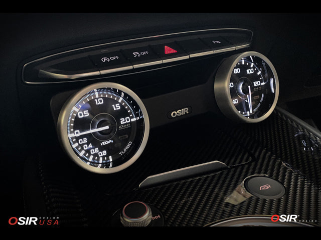 Osir Design - O-Pod DUAL EX - Black Satin - Audi TT / TTS / TT RS Mk3 / A3 / S3 8V