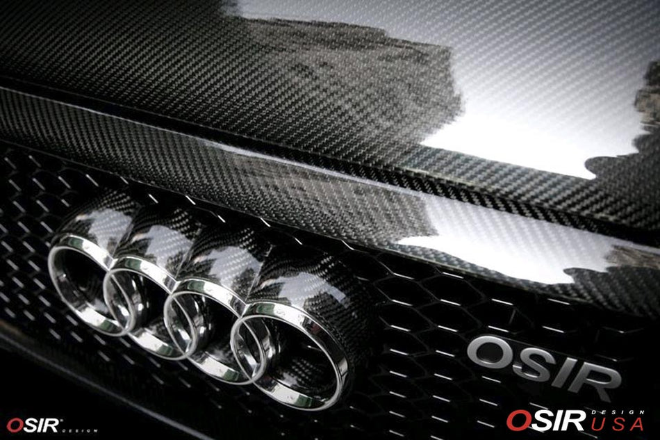 Osir Design - Logo Base Support Q5 B8 - Carbon Fiber - Audi Q5 / Q5 S-Line / SQ5 B8