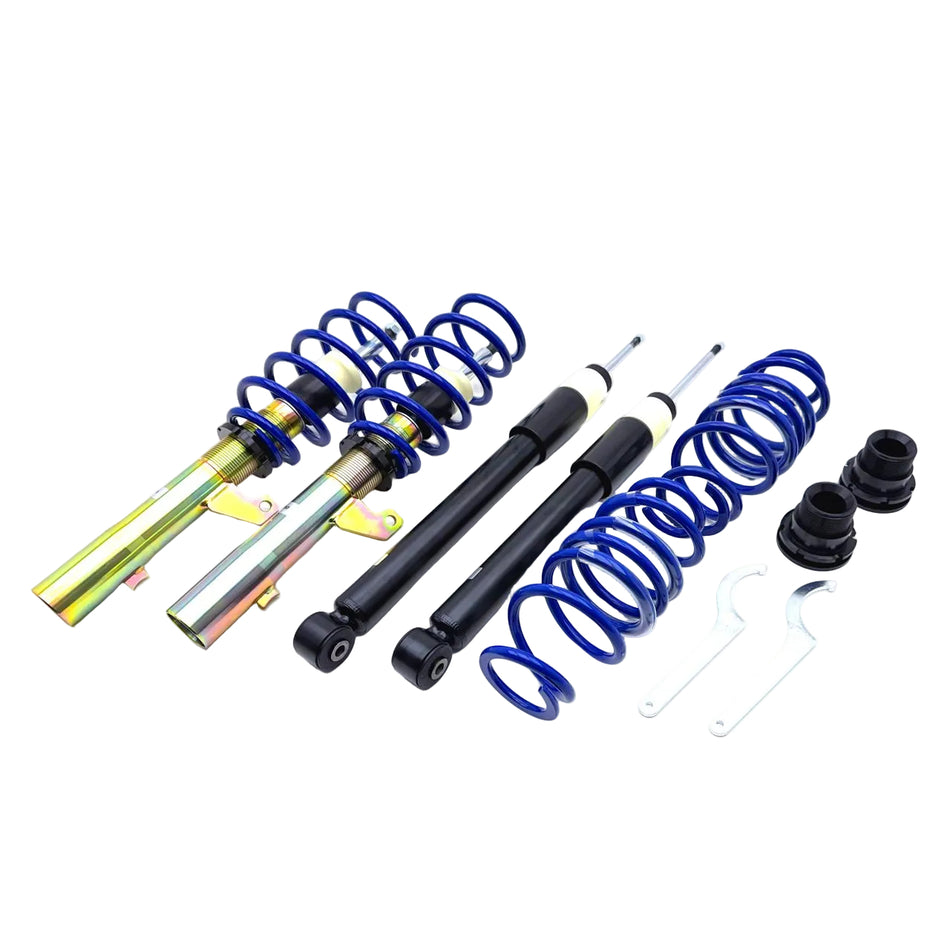 Solo Werks - S1 Coilover System - VW (A7 MKVII) 2019+ Jetta 1.4t Gas Engines 55mm Front Struts with Rear Torsion Beam Suspension