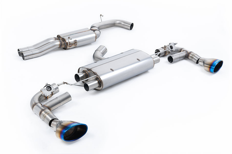 Milltek - 80mm Resonated Cat Back Exhaust System - TTRS Mk3